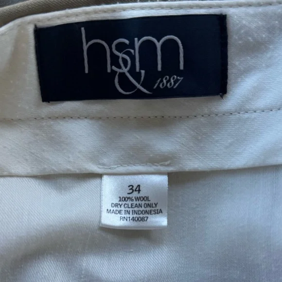 Pants 100% wool Sz 34 Old Money Office Business Outdoors Trails
Comfort Casual - Picture 5 of 7